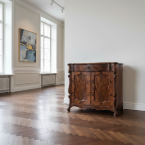 Kastje Biedermeier 1860 Mahonie