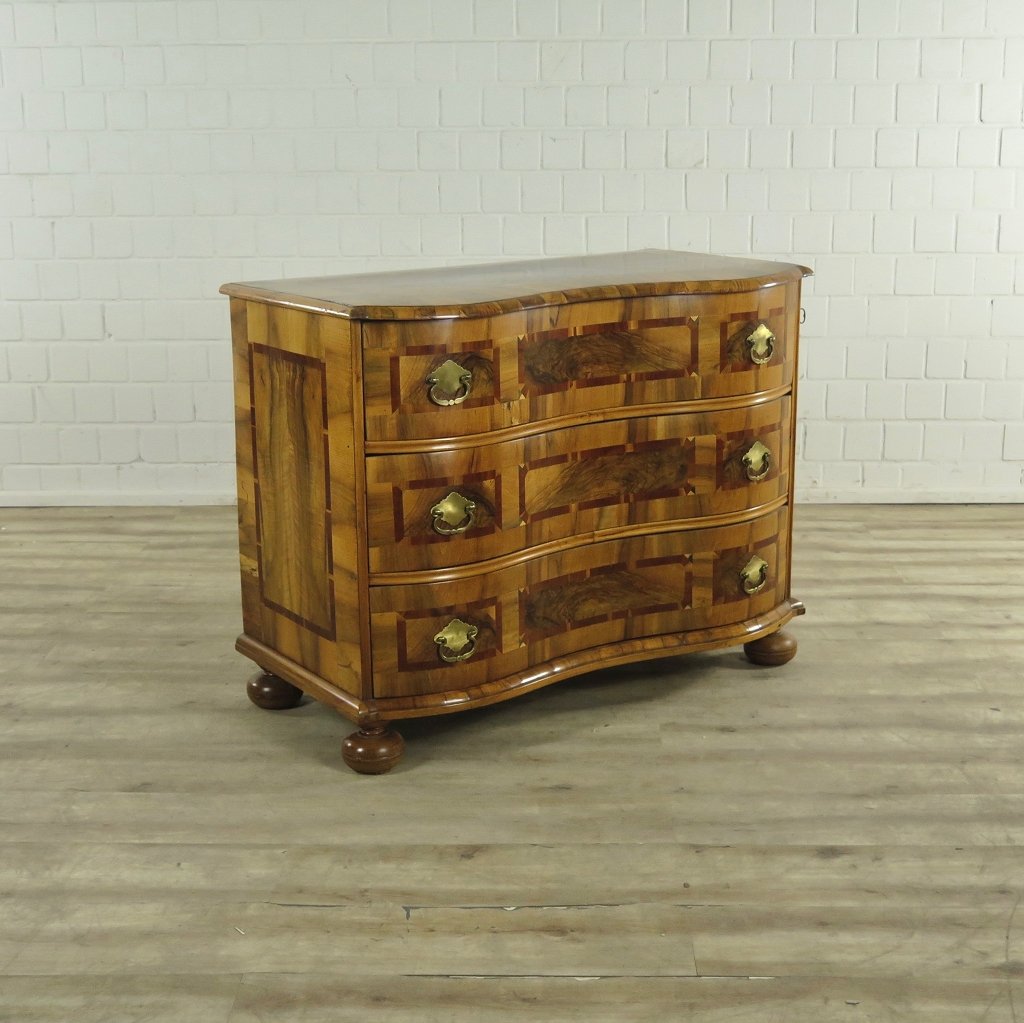 Barokcommode Notenhout 1770 - Afbeelding 4