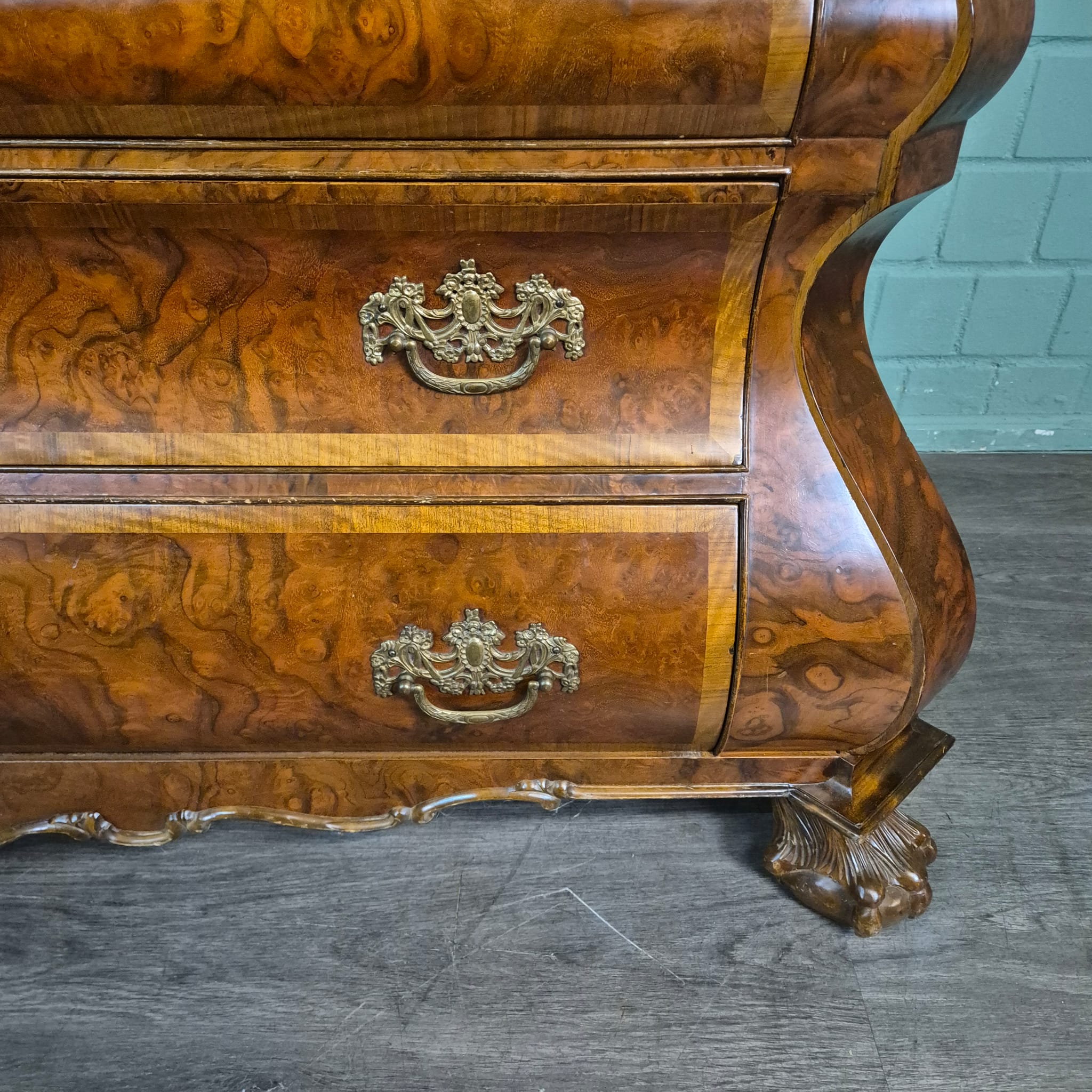 Kabinetkast Kabinet Neo-barok Noten 1,68 m - Afbeelding 10