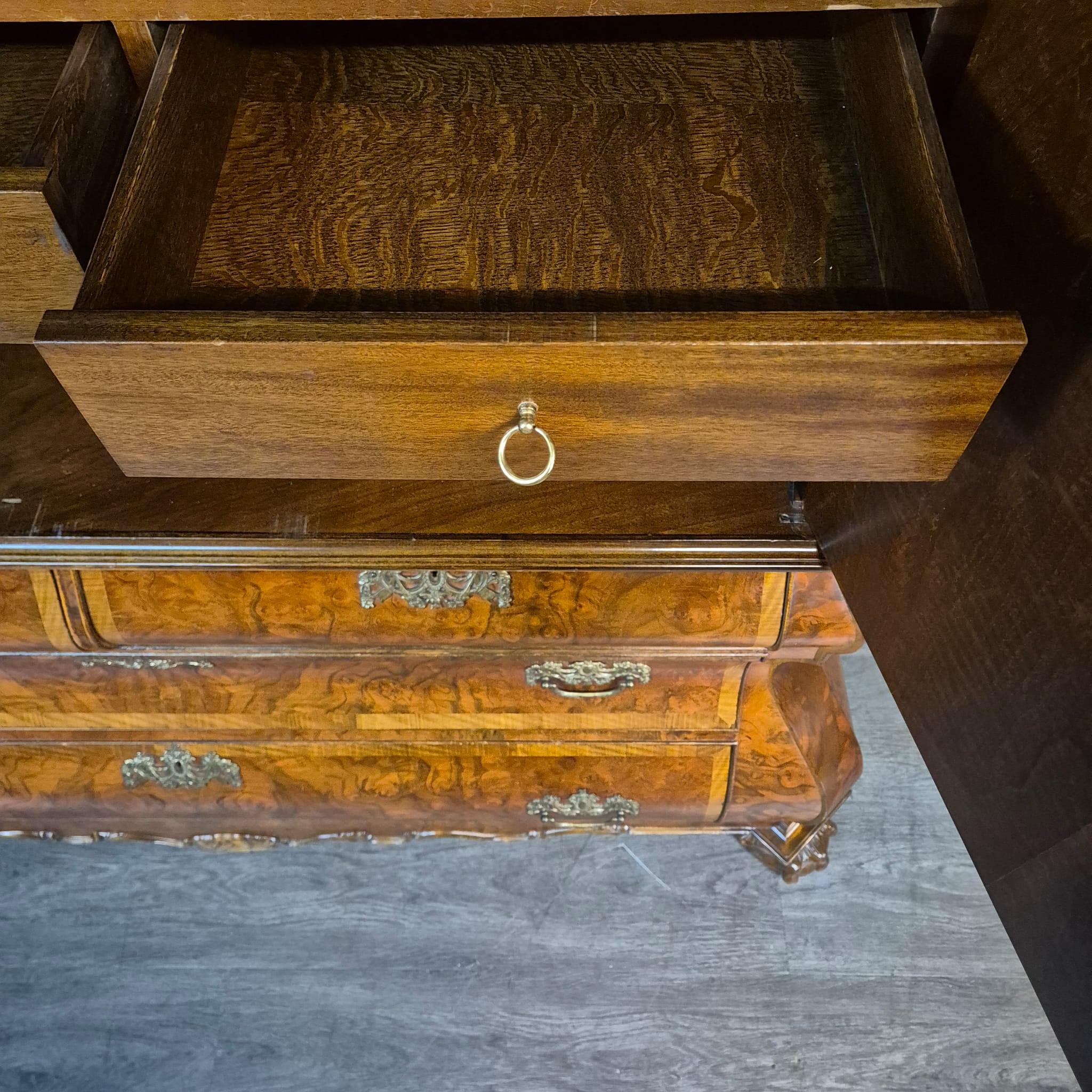 Kabinetkast Kabinet Neo-barok Noten 1,68 m - Afbeelding 20