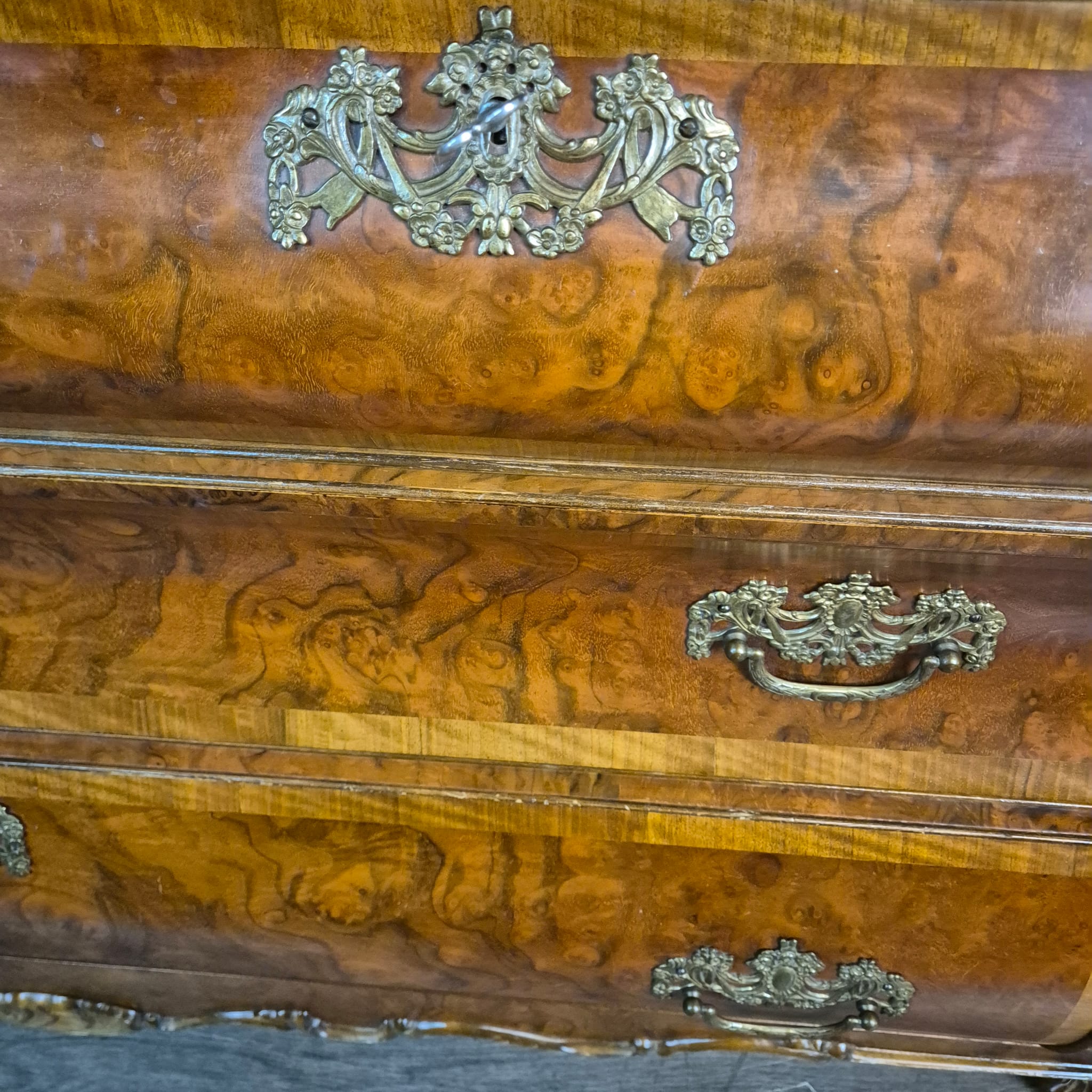 Kabinetkast Kabinet Neo-barok Noten 1,68 m - Afbeelding 8