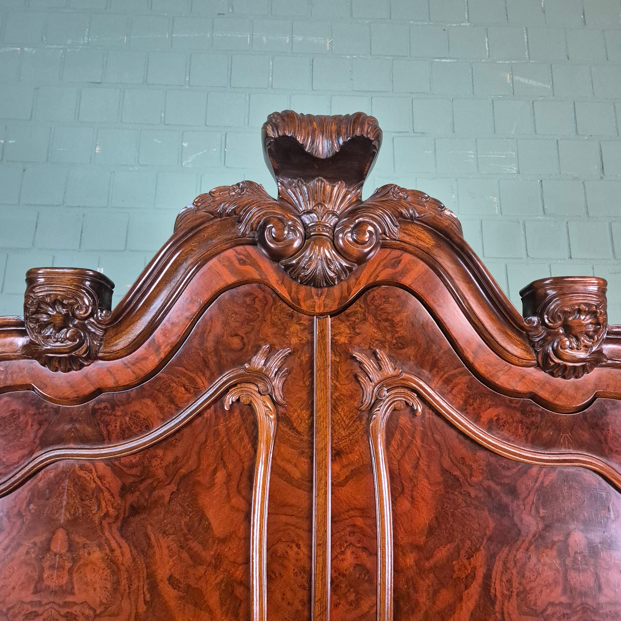 Kabinetkast Kabinet Neo-barok Noten 1,68 m - Afbeelding 14