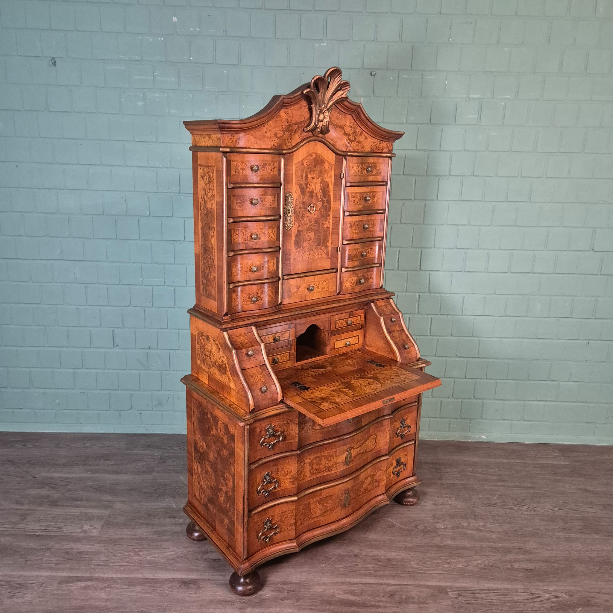 Tabernakel Secretaire Tabernakelsecretaire Neo-barok Noten - Afbeelding 6