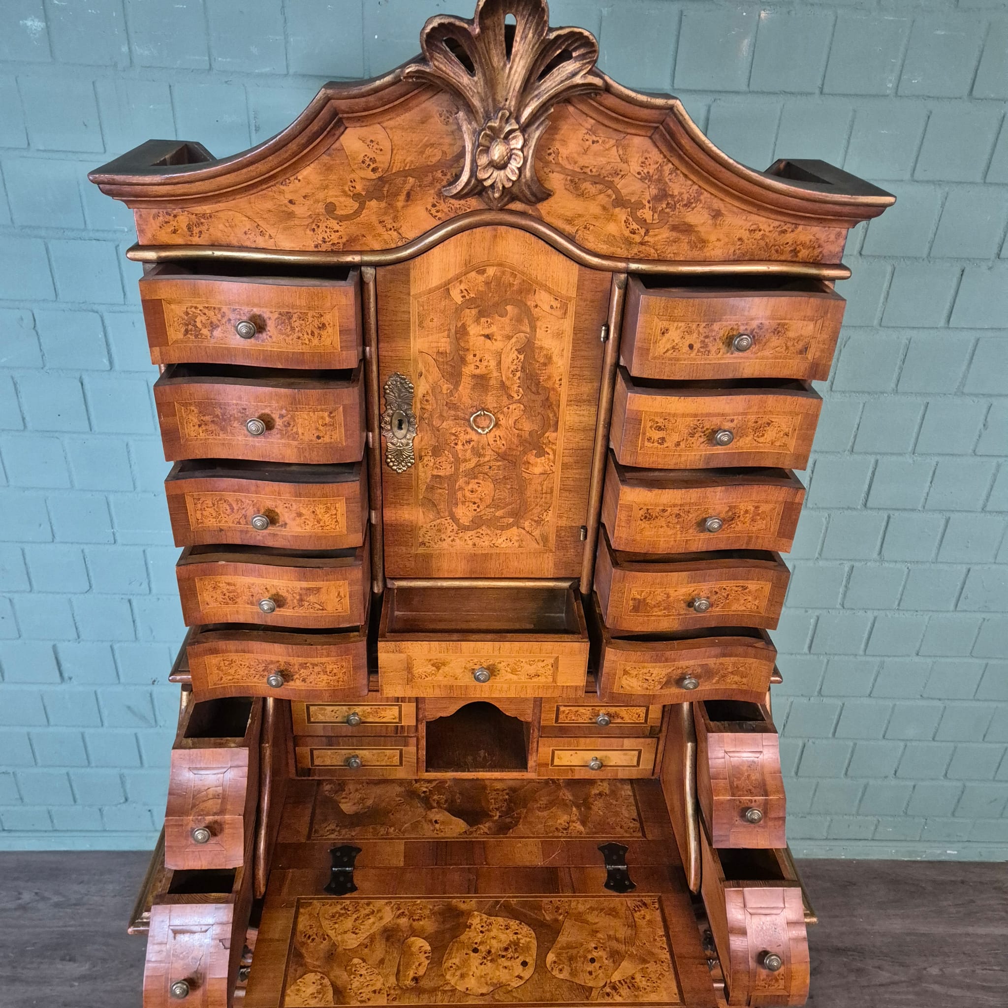 Tabernakel Secretaire Tabernakelsecretaire Neo-barok Noten - Afbeelding 23