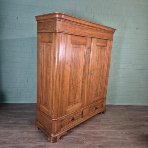 Kledingkast Kast Biedermeier 1820 Eiken