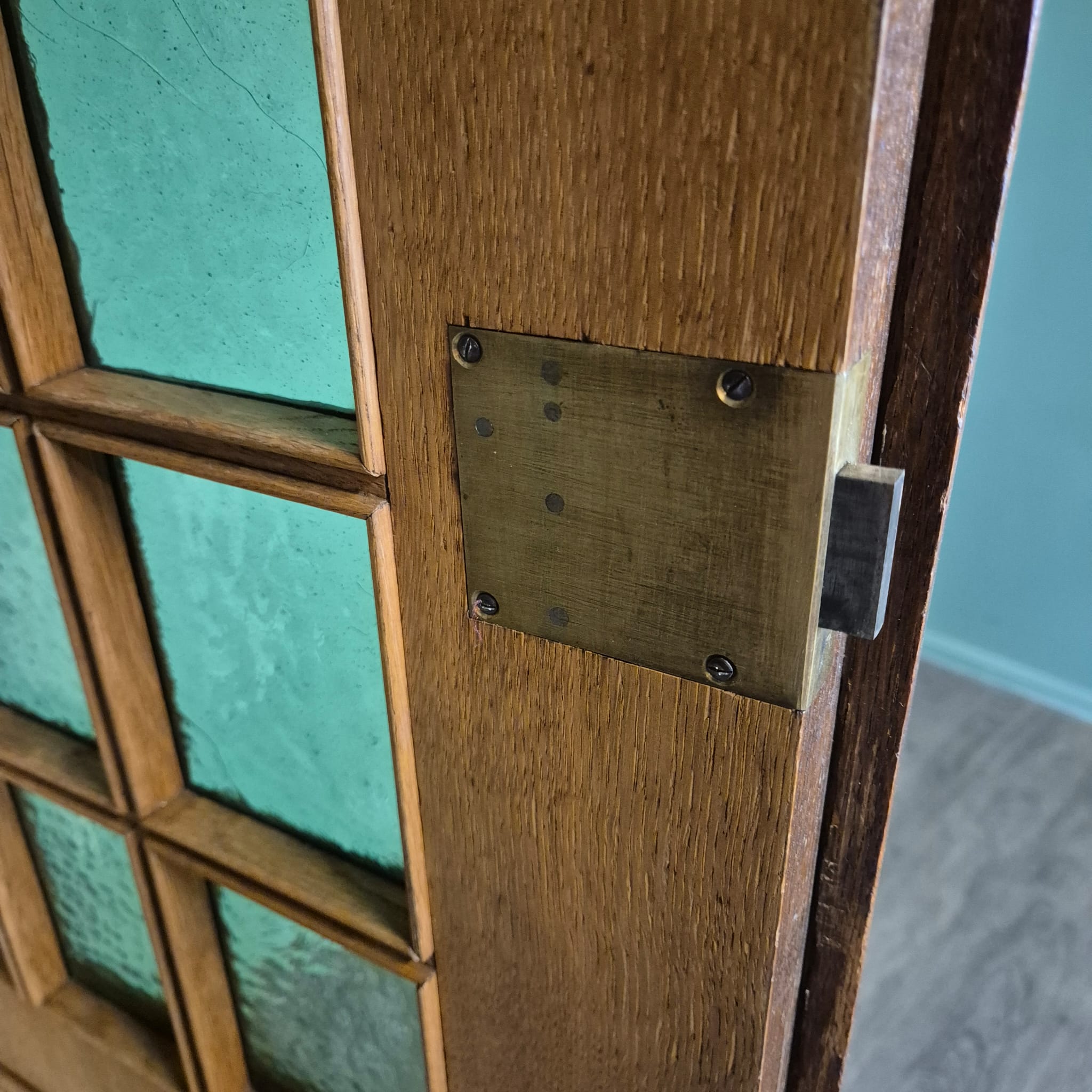 Vitrine Kast Neo-barok 1910 Eiken - Afbeelding 25