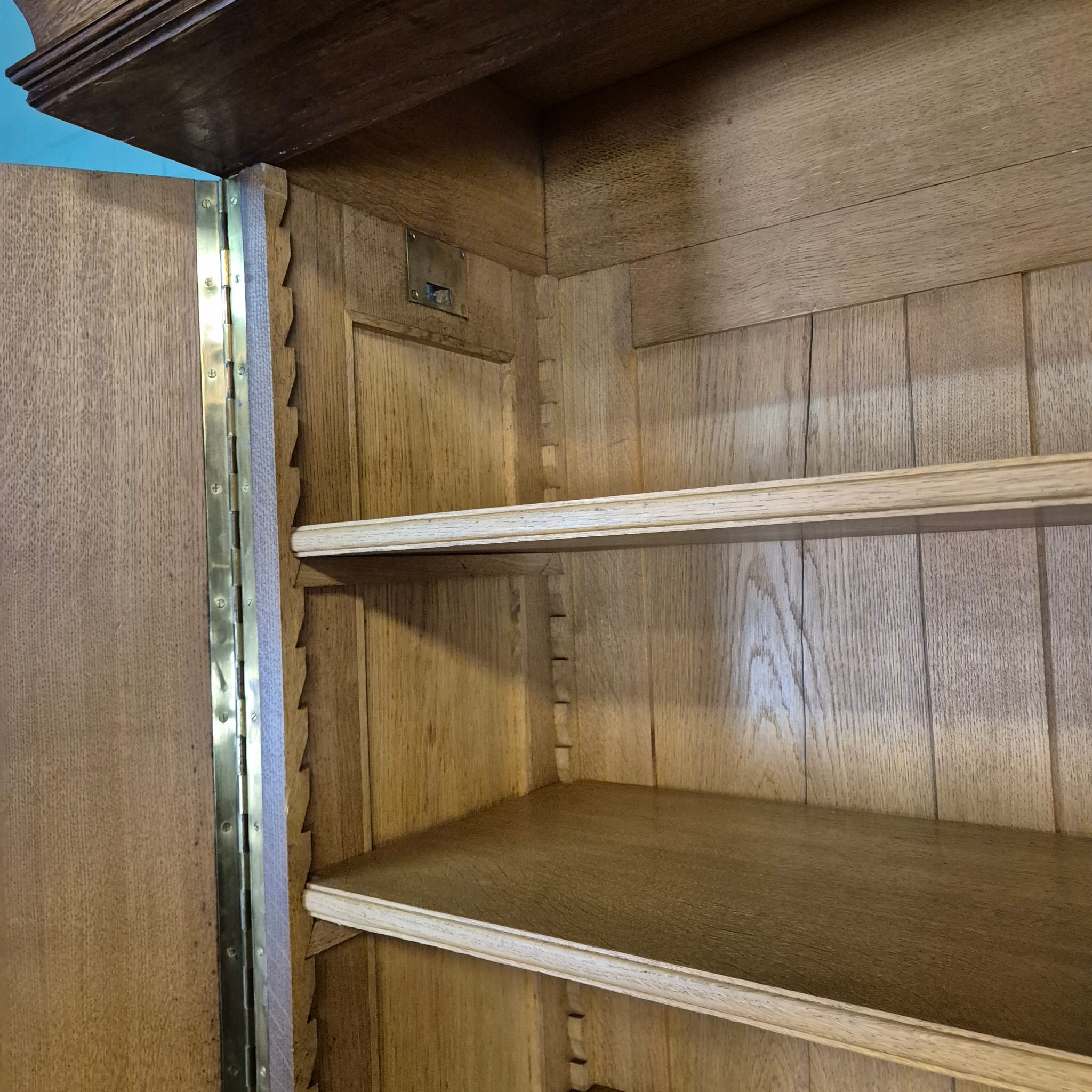 Vitrine Kast Neo-barok 1910 Eiken - Afbeelding 23