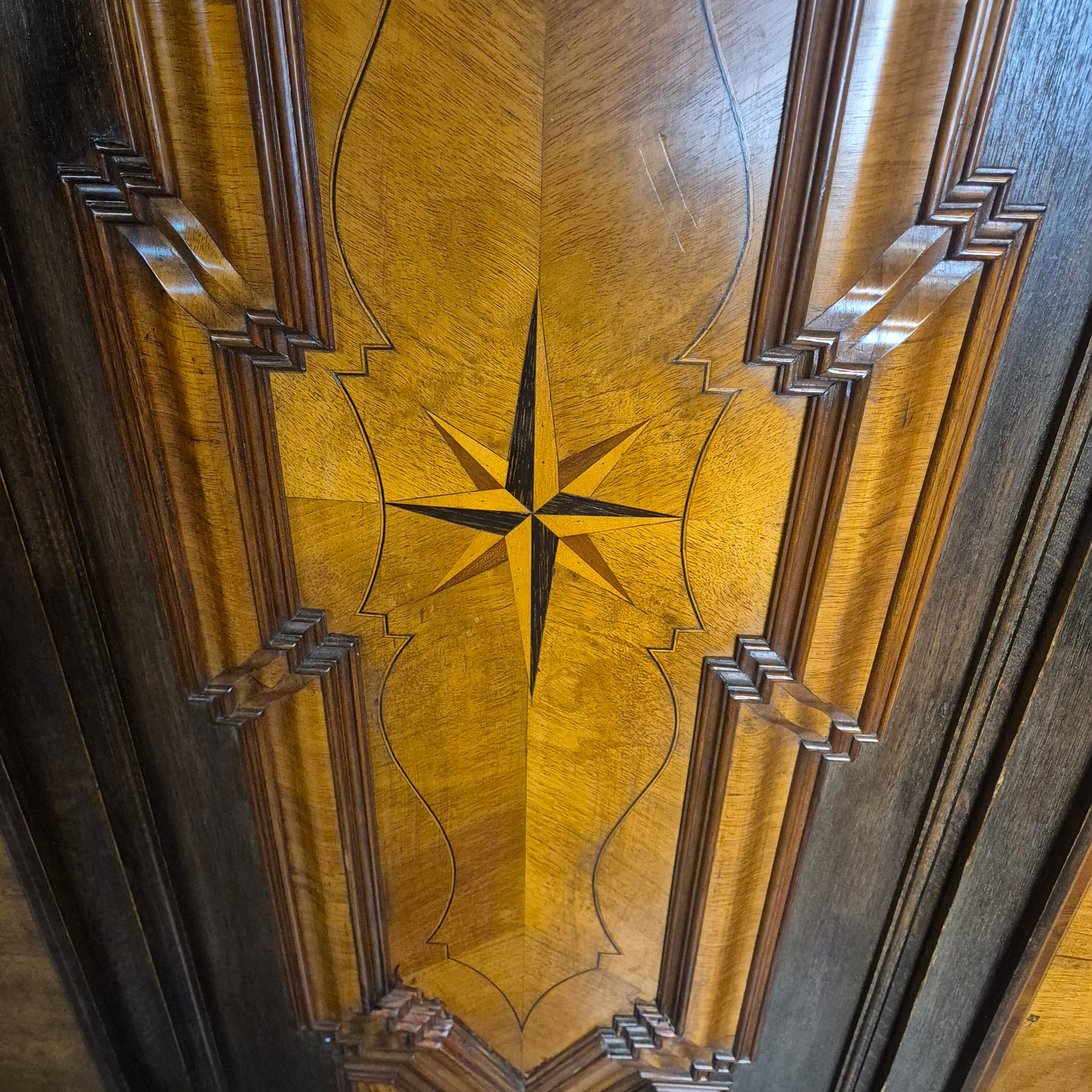 Kast Vitrine Neo-barok 1860 Noten - Afbeelding 9