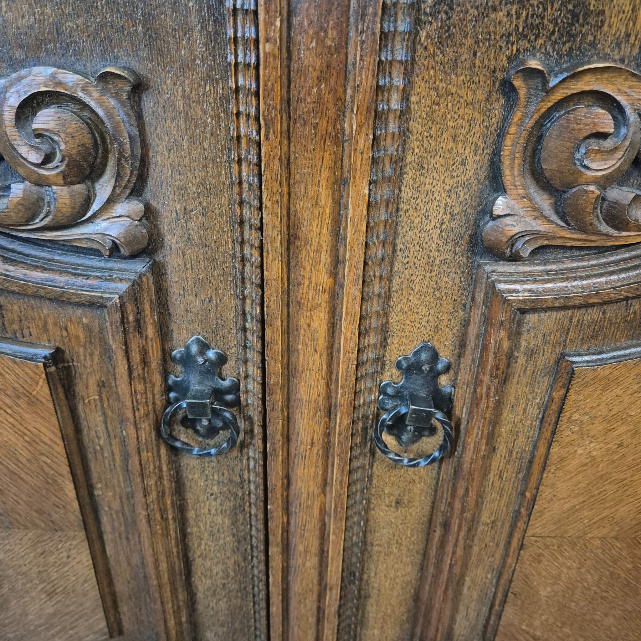 Kast Neo-barok 1920 Eiken - Afbeelding 10