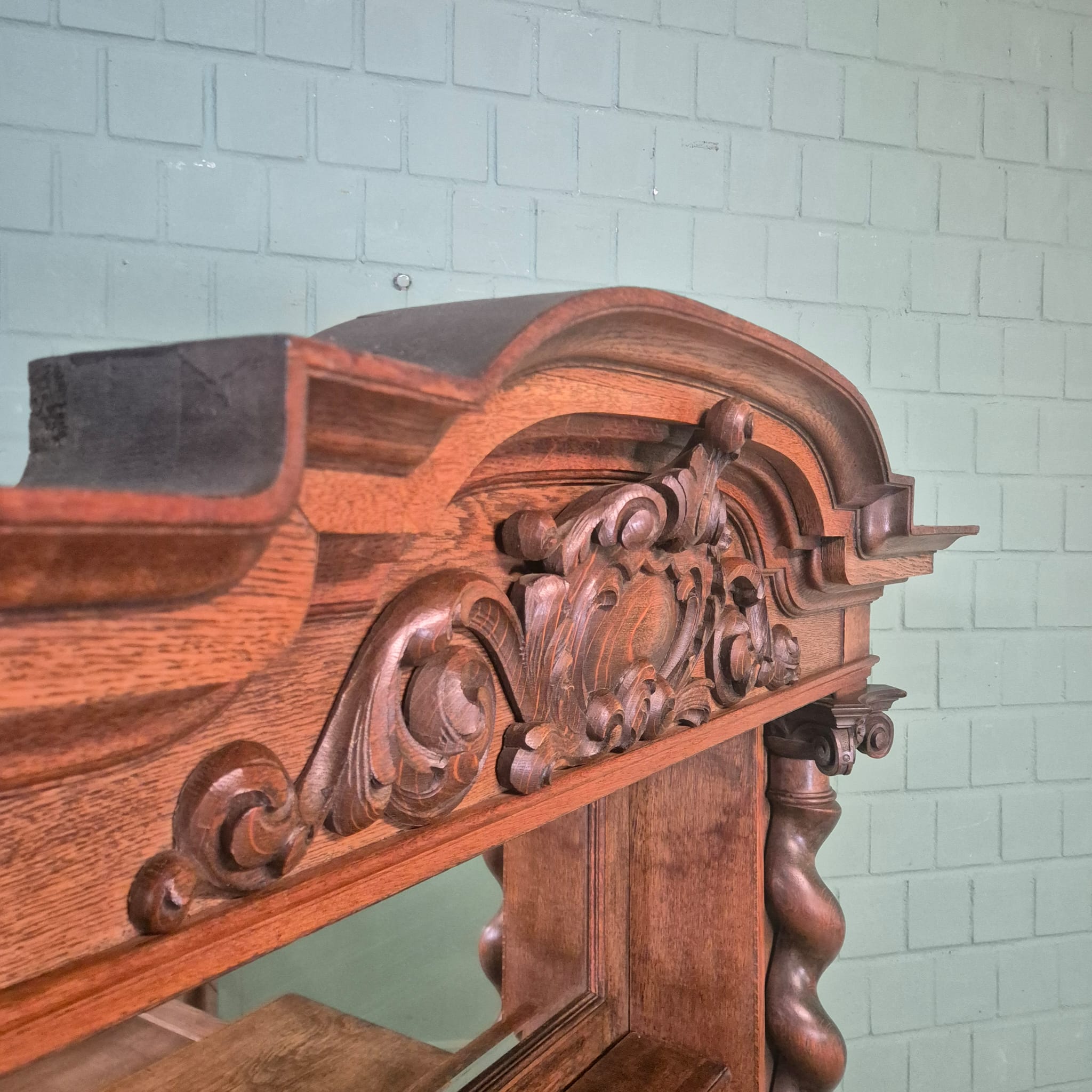 Kast Neo-barok 1920 Eiken - Afbeelding 15