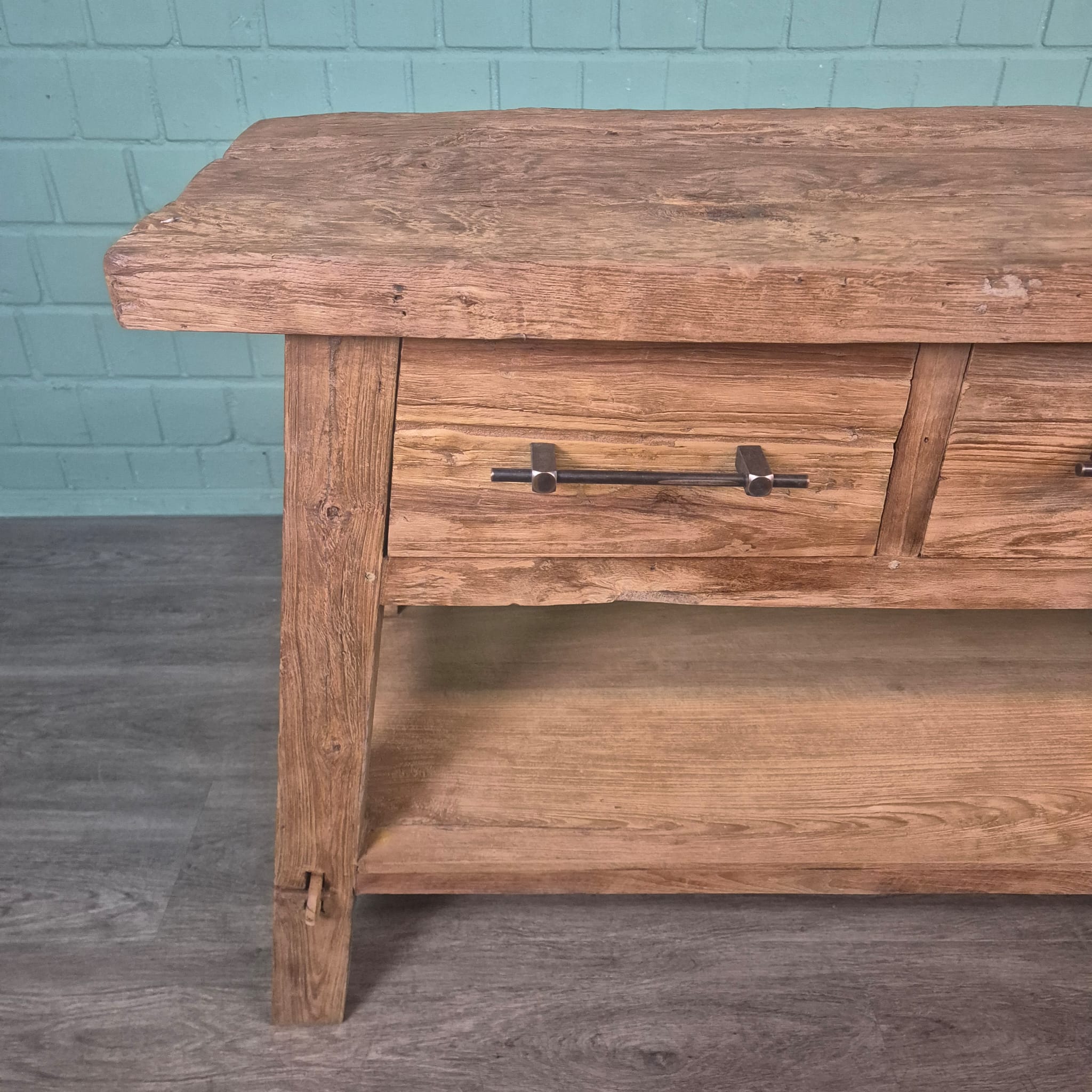 Sidetable Teak 1,40 m - Afbeelding 5