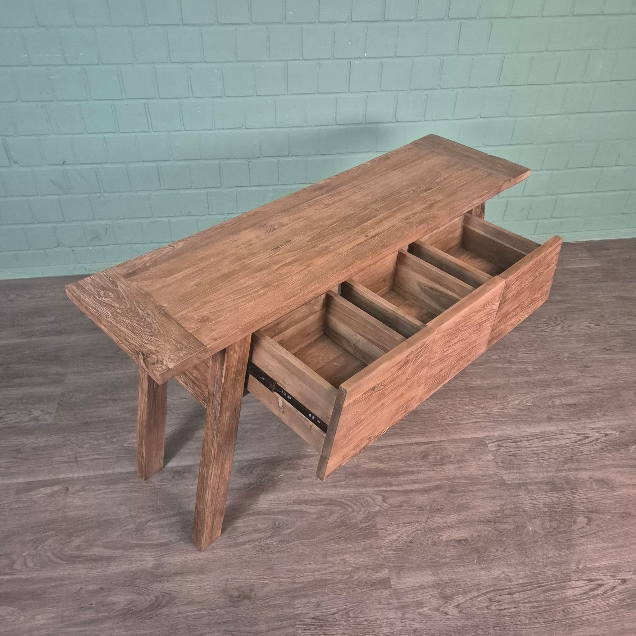 Sidetable Teak 1,40 m - Afbeelding 7