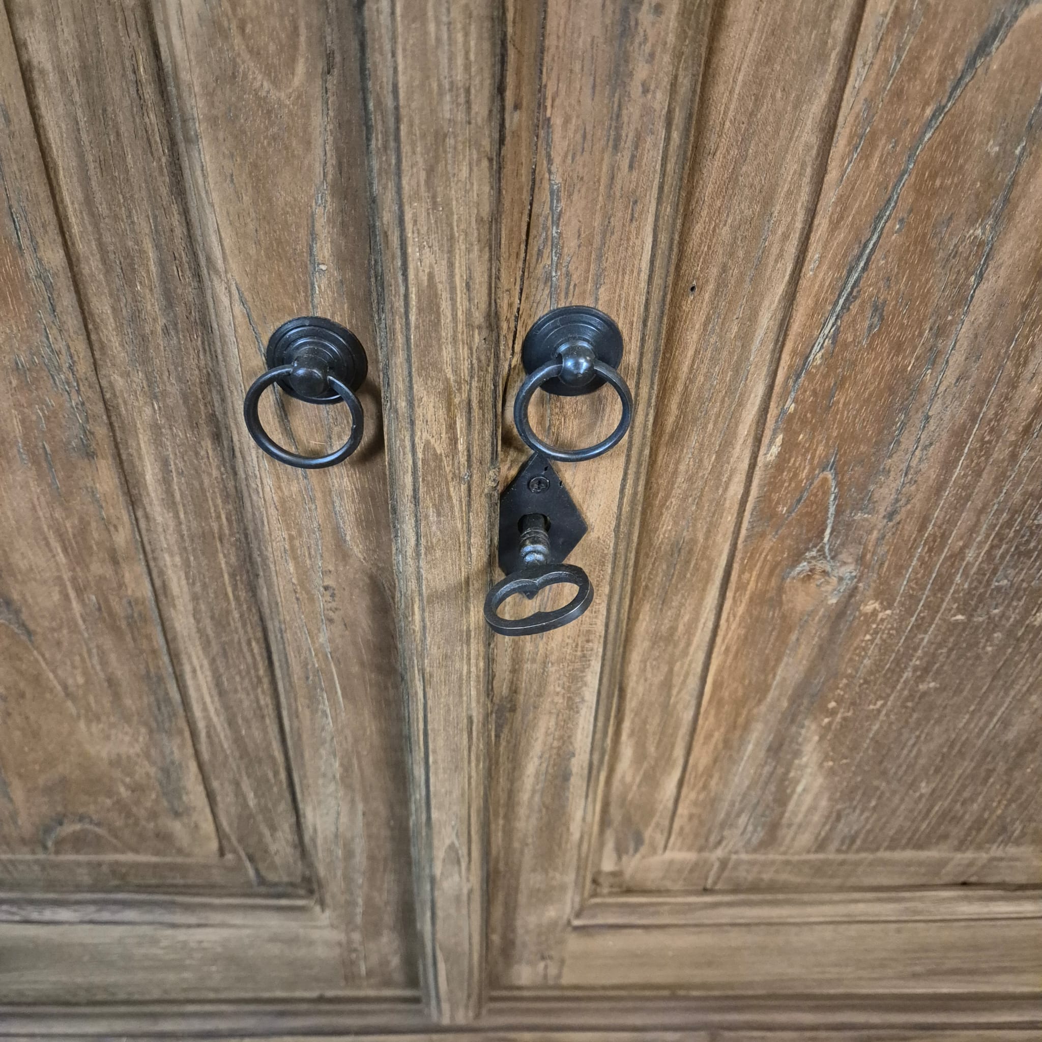 Vitrinekast 1,14 m Teak - Afbeelding 9