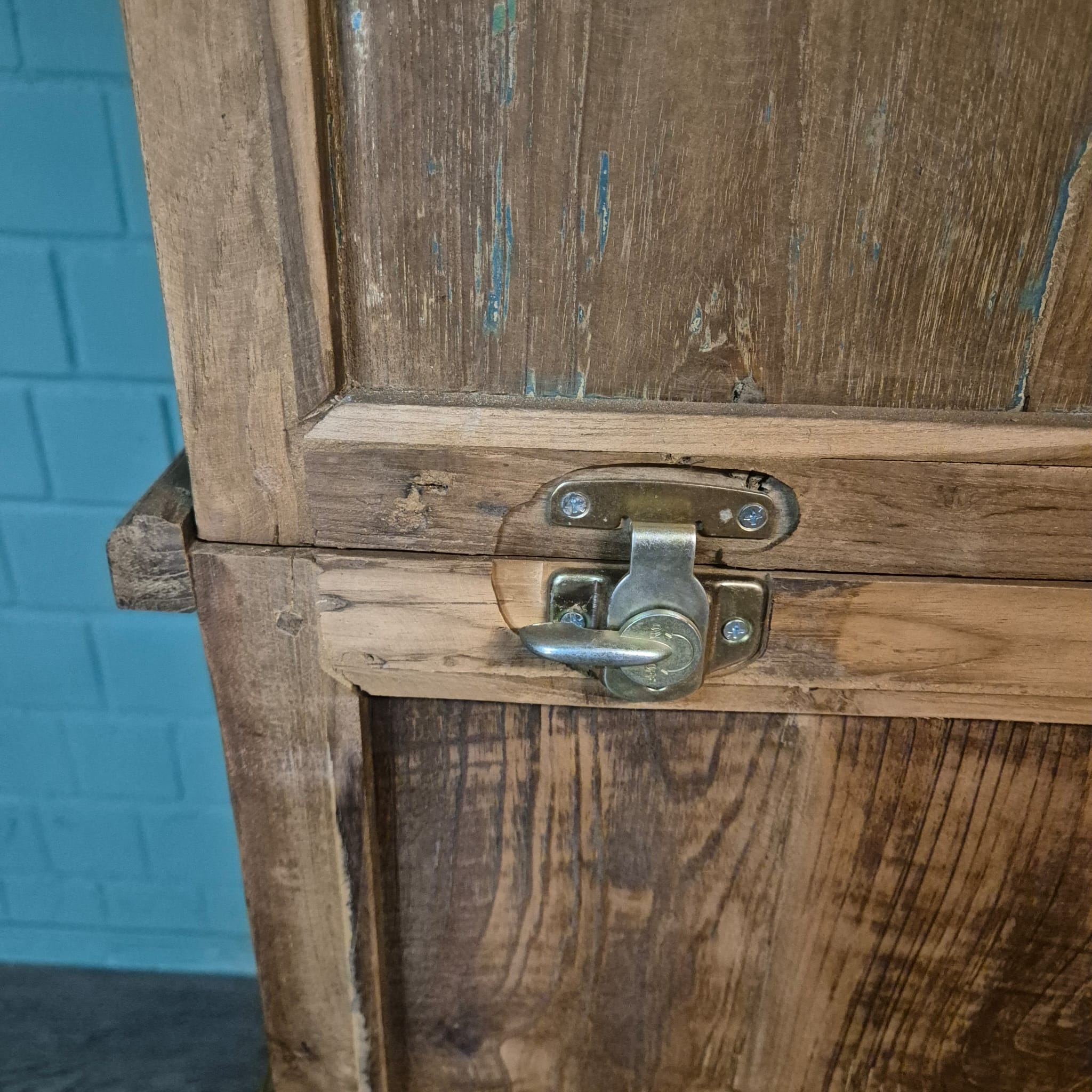 Vitrinekast 1,14 m Teak - Afbeelding 24