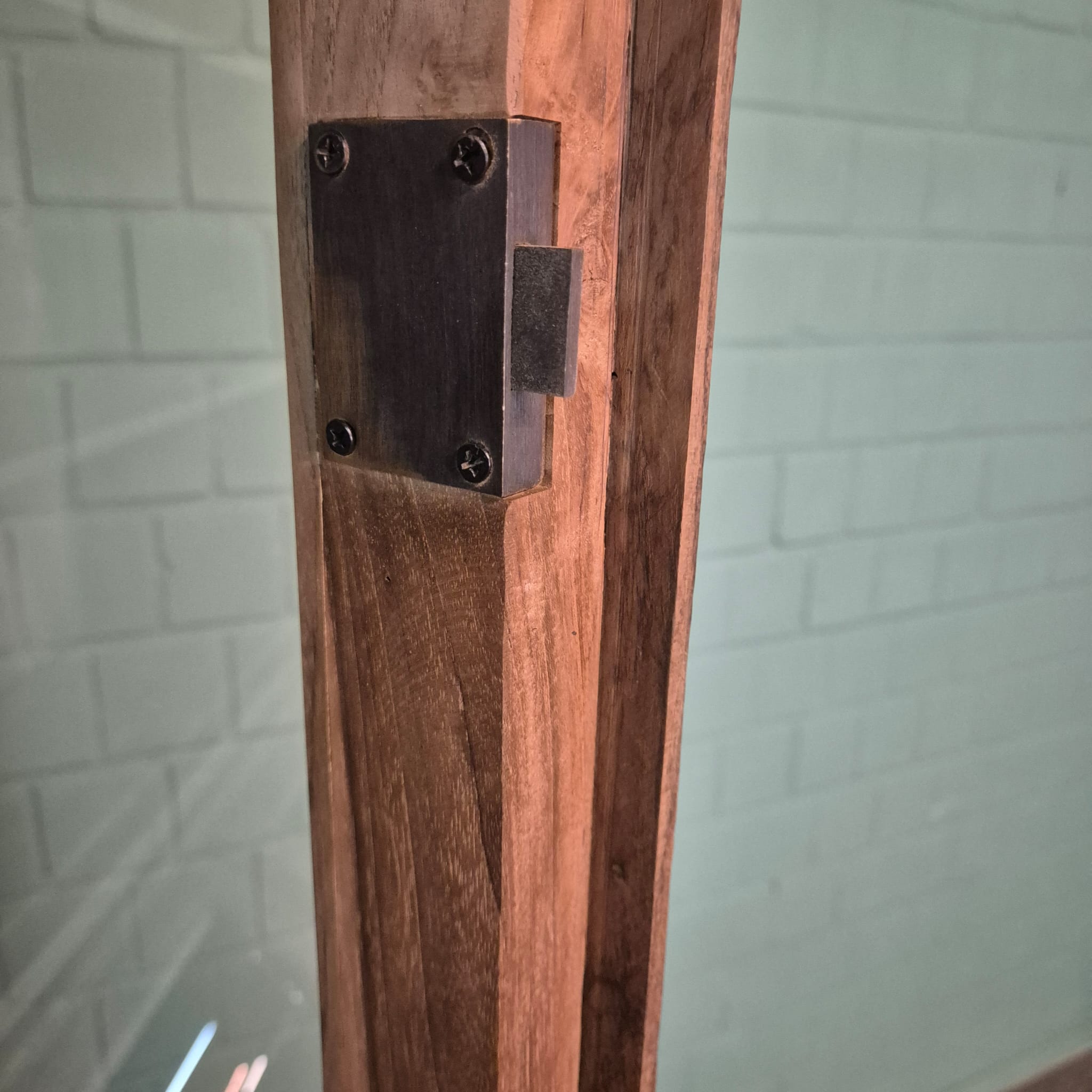 Vitrinekast 1,14 m Teak - Afbeelding 18