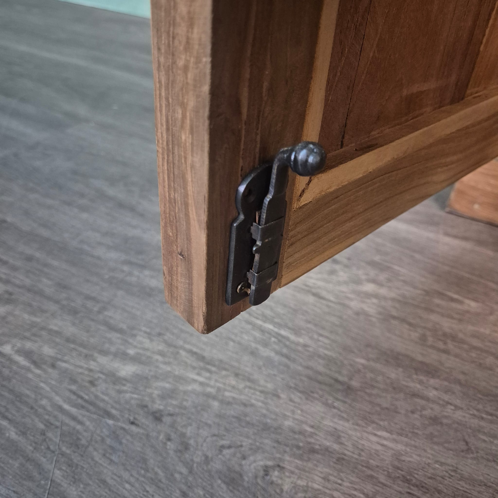 Vitrinekast 1,14 m Teak - Afbeelding 21