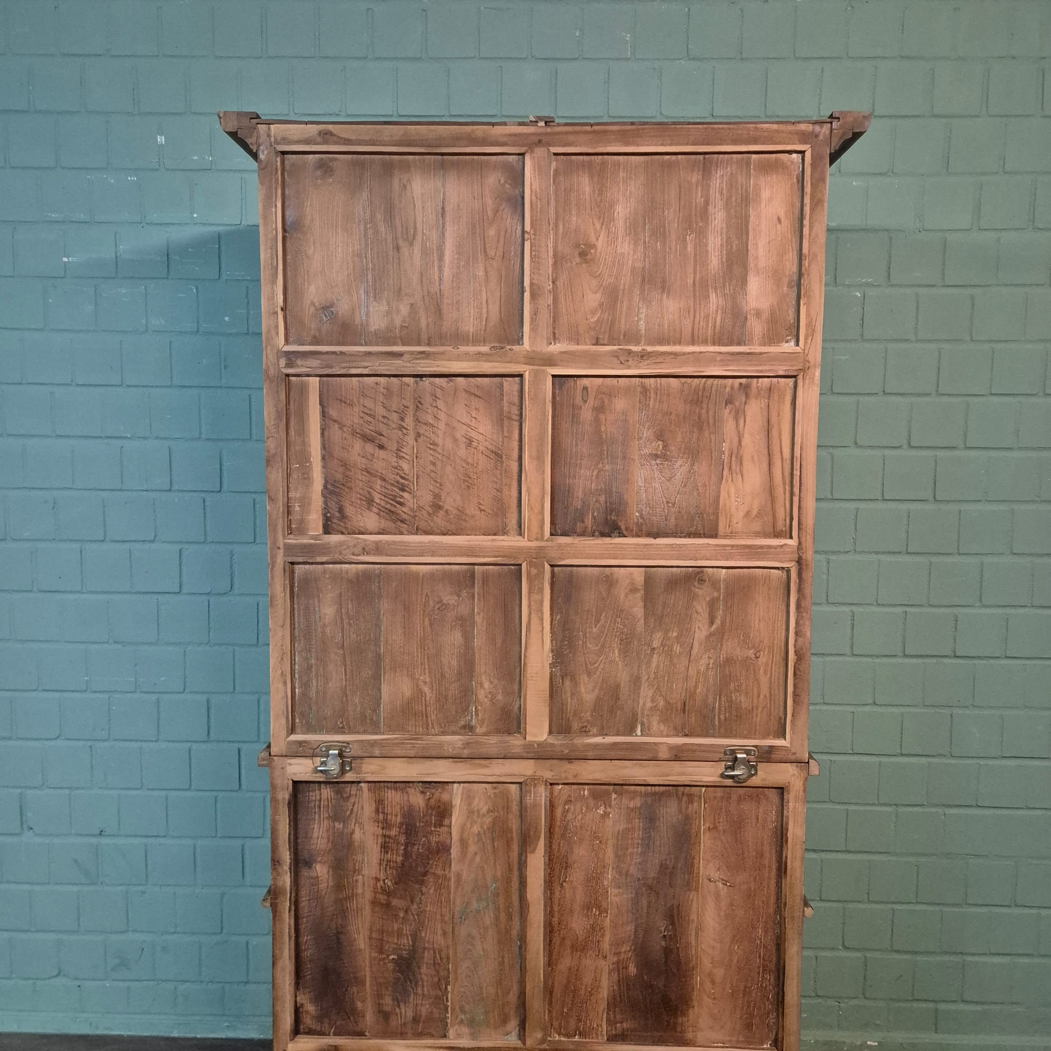 Vitrinekast 1,14 m Teak - Afbeelding 23