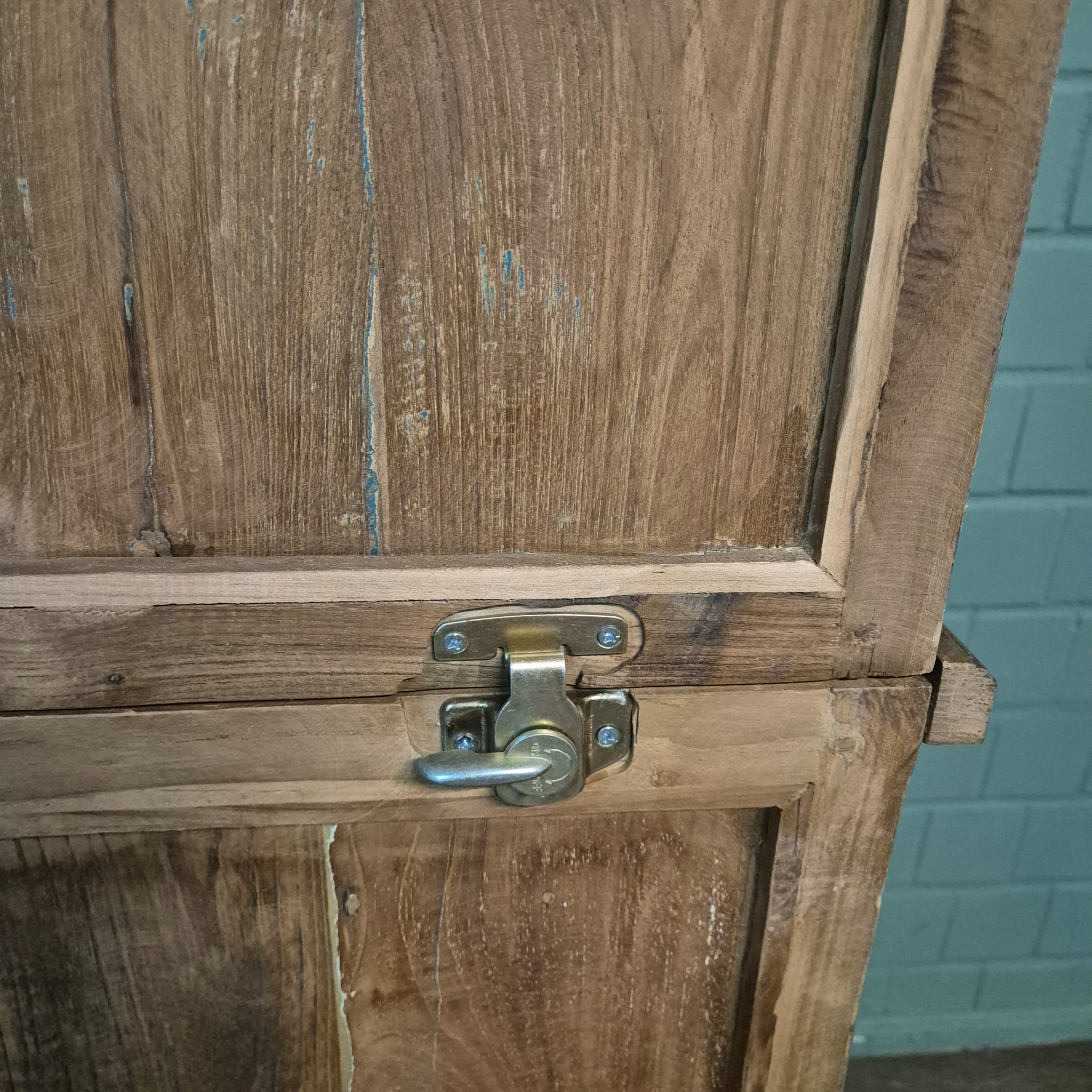 Vitrinekast 1,14 m Teak - Afbeelding 25