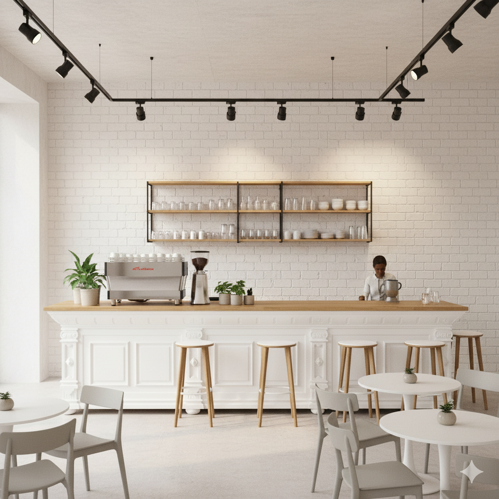 Toonbank Bella Elegance 3,50 m Teakhout - Afbeelding 2