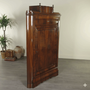Hoekkast Kast Biedermeier 1840 Mahonie