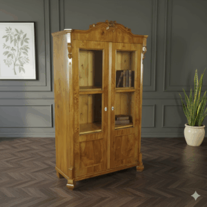 Vitrine Servieskast Louis Philippe 1860 Essenhout