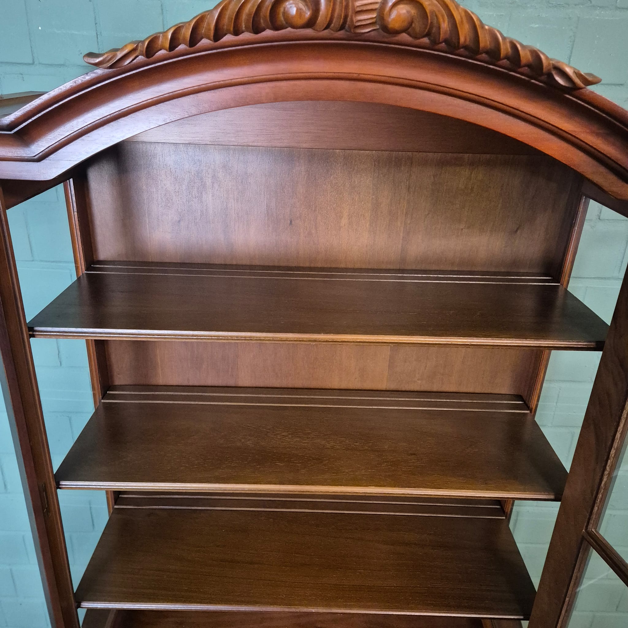 Vitrinekast Neo-barok Noten 1,12 m - Afbeelding 15