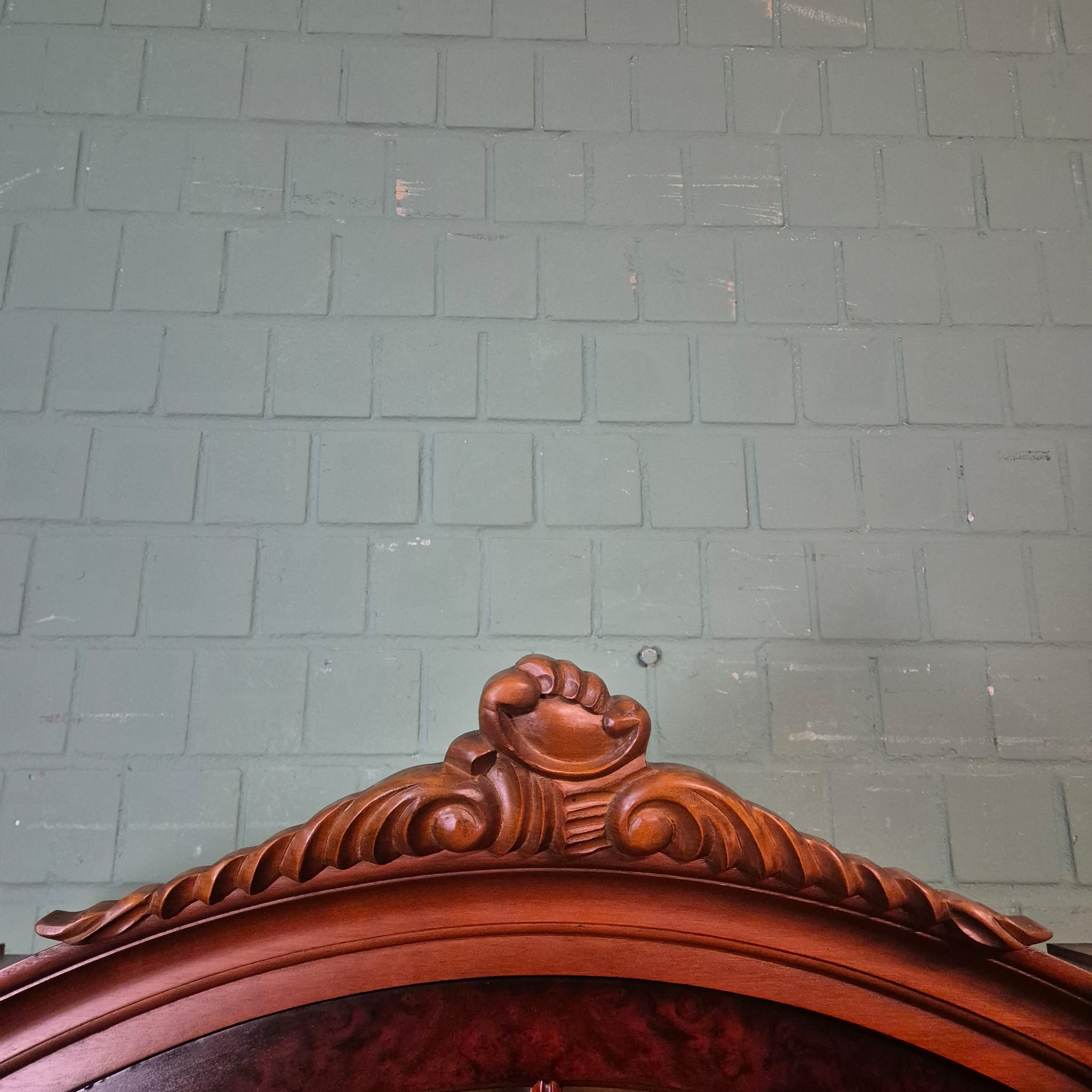 Vitrinekast Neo-barok Noten 1,12 m - Afbeelding 12