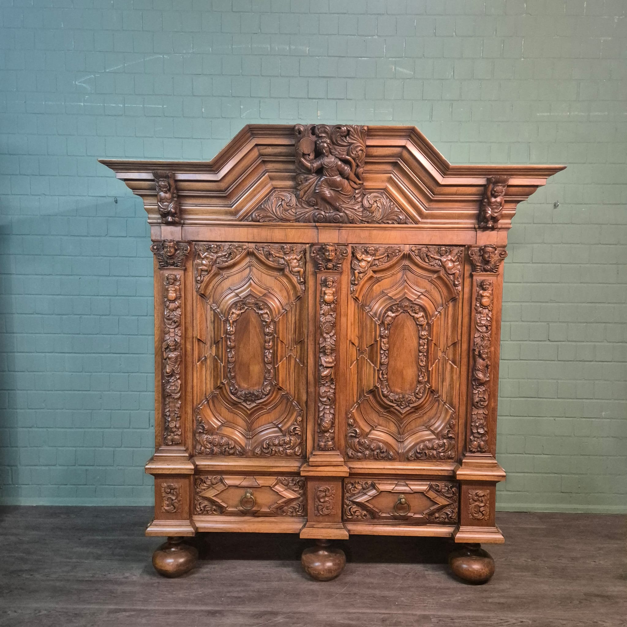 Danziger Barokkast Historisme 1870 Noten - Afbeelding 3