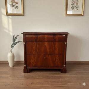 Commode Biedermeier 1830 Mahonie