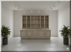 Toonbank en een kastmodel Chloe