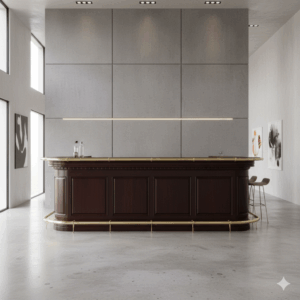 Engelse Bar Counter Mahonie 3,60 mtr