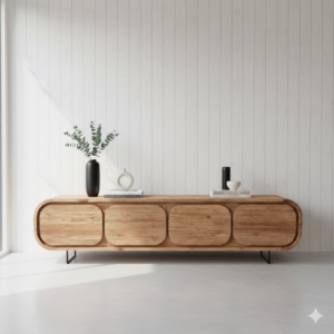 TV-Meubel Lowboard Teak 2,00 m