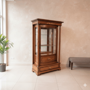 Vitrine Servieskast Empirestil 1900 Mahonie