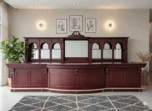 Queen Bar Mahoniehout 6,00 m