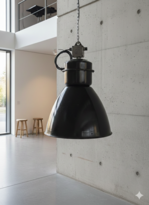 Industriële Lamp Zwart Ø 0,51 mtr