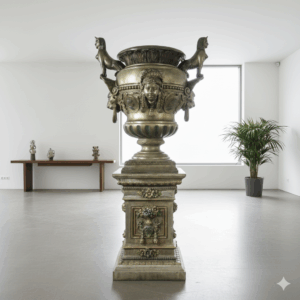 Vaas op Sokkel Brons Ø 0,86 m