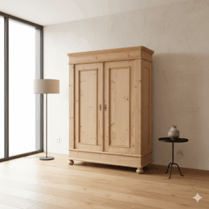 Kast Kledingkast Biedermeier 1850 Grenen