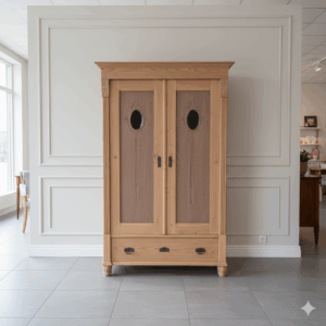 Kast Kledingkast Jugendstil 1900 Grenen