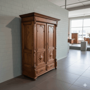 Kast Kledingkast Gründerzeit 1880 Eiken