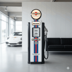 Benzinepomp Tankzuil Wayne 1950 Martini Porsche Racing