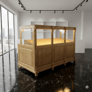 Toonbank met vitrine 2,04 m