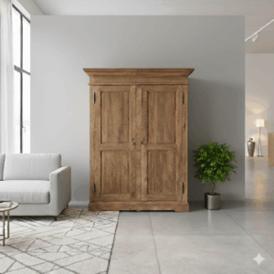 Kledingkast Kast 1,63 m Teakholz