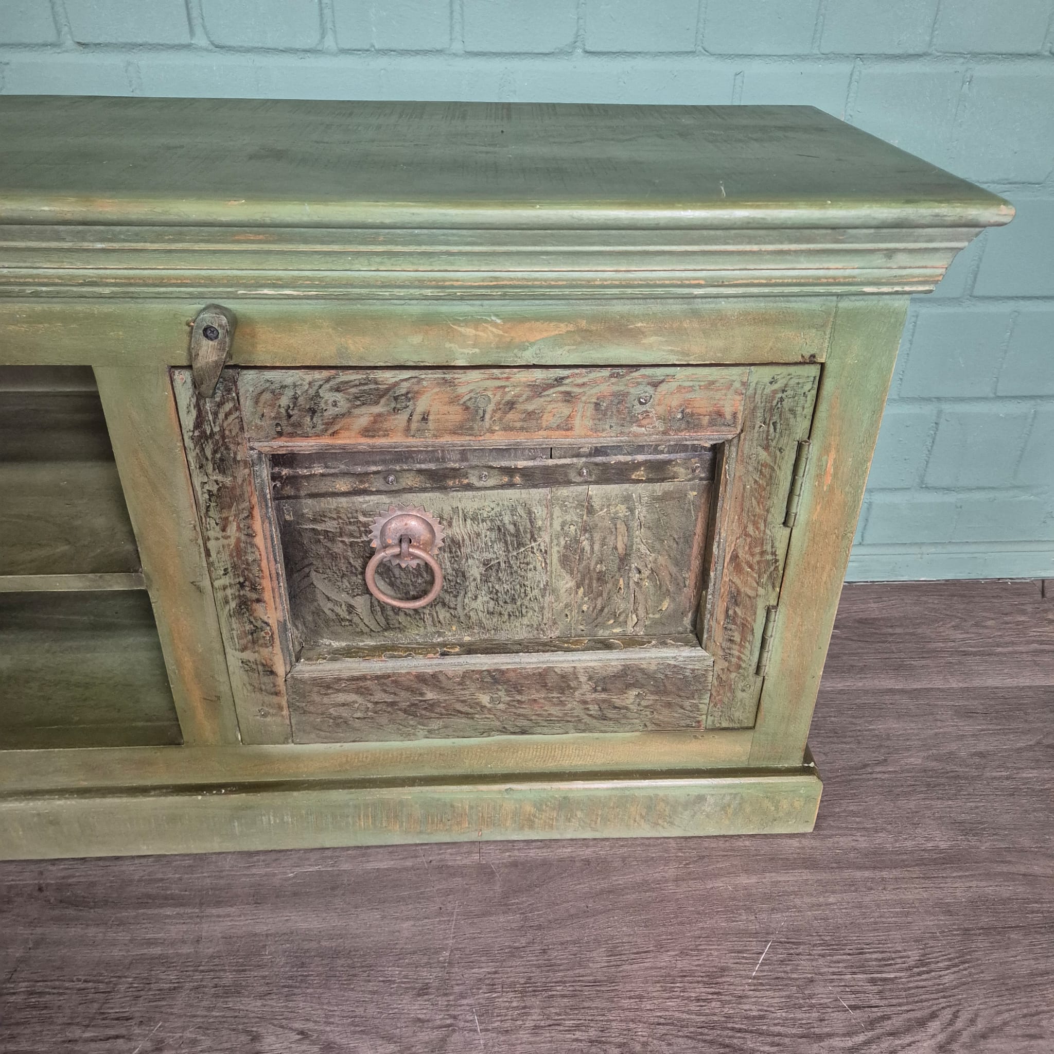 Lowboard TV-Meubel Teak 1,80 m - Afbeelding 8