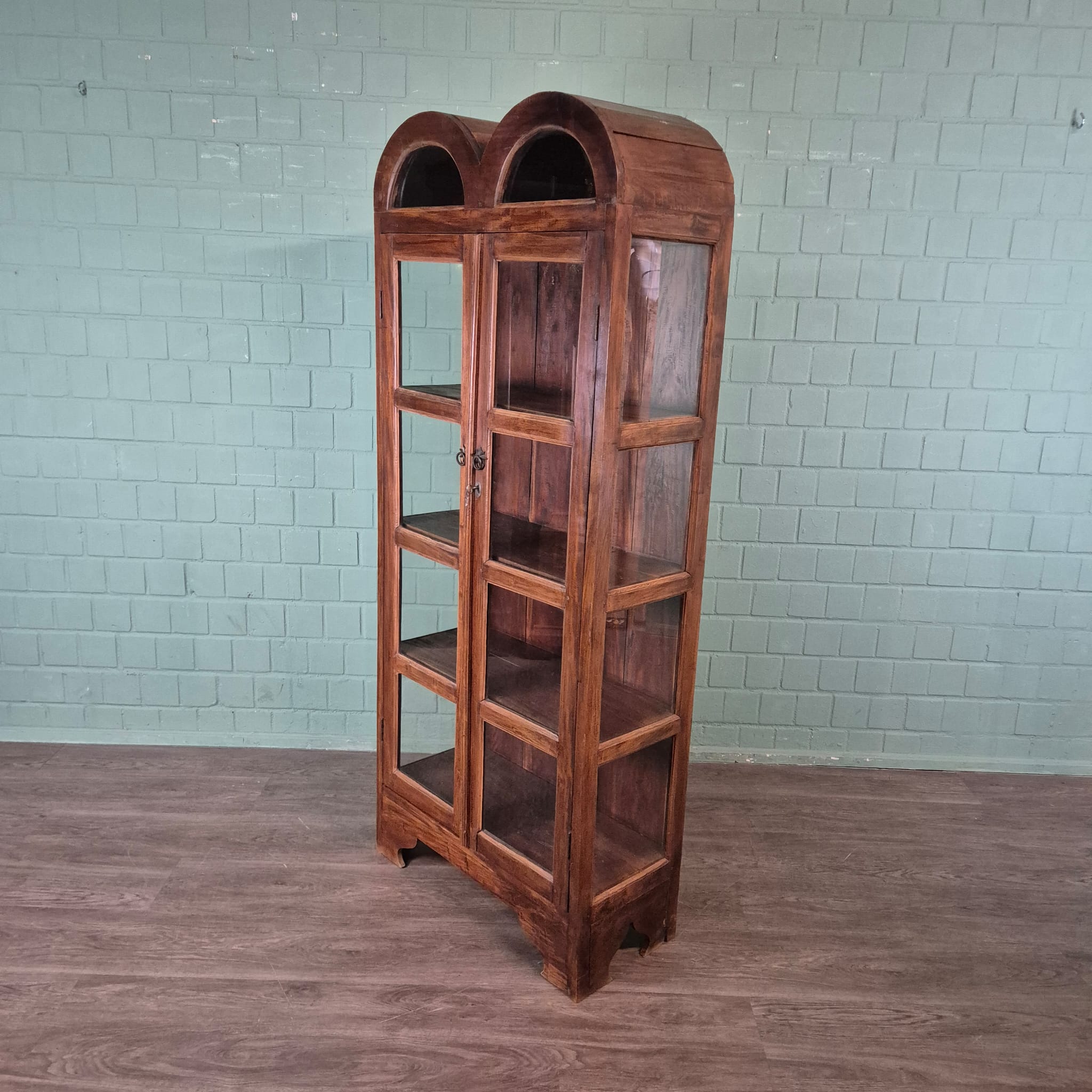 Vitrinekast Teak 0,80 m - Afbeelding 5