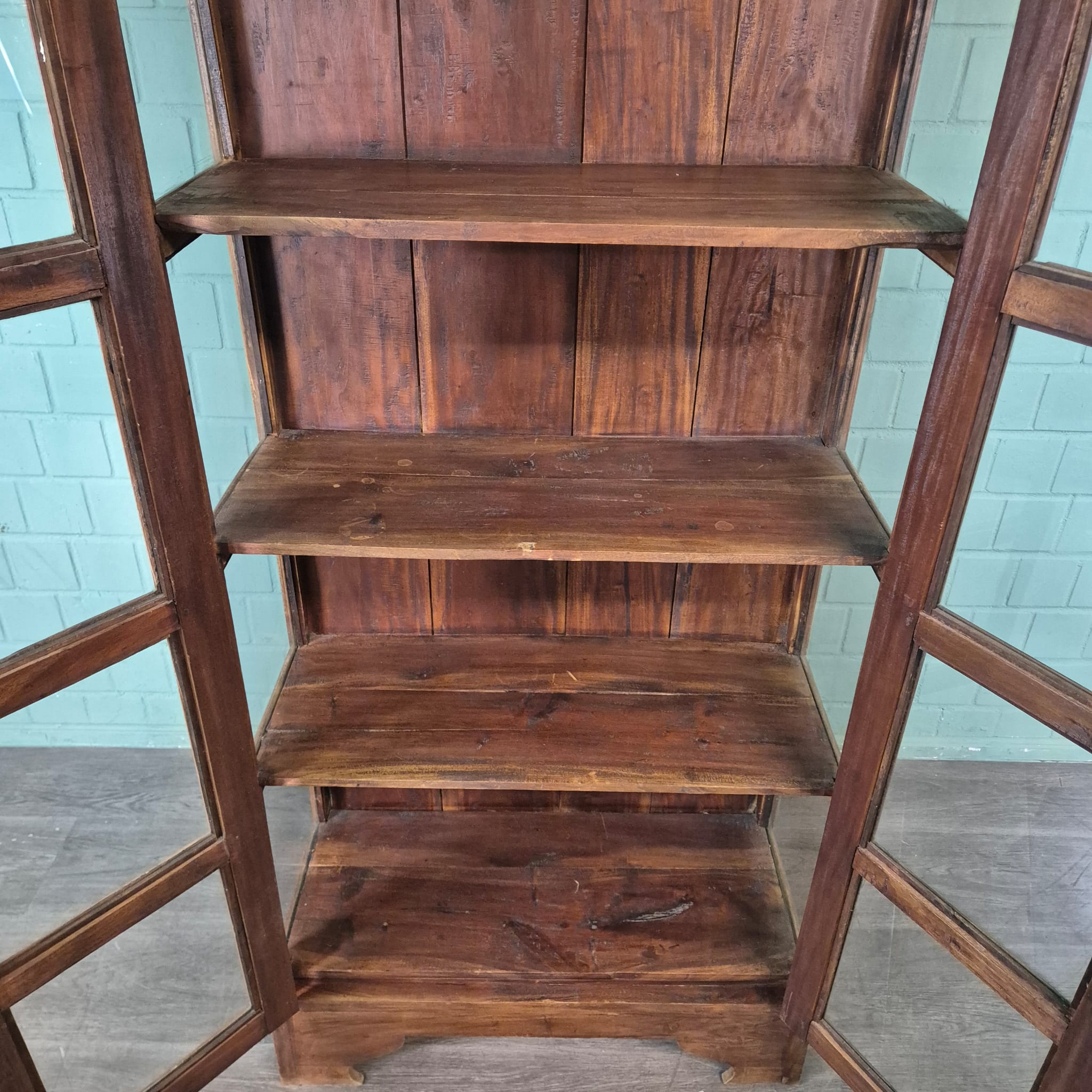 Vitrinekast Teak 0,80 m - Afbeelding 12