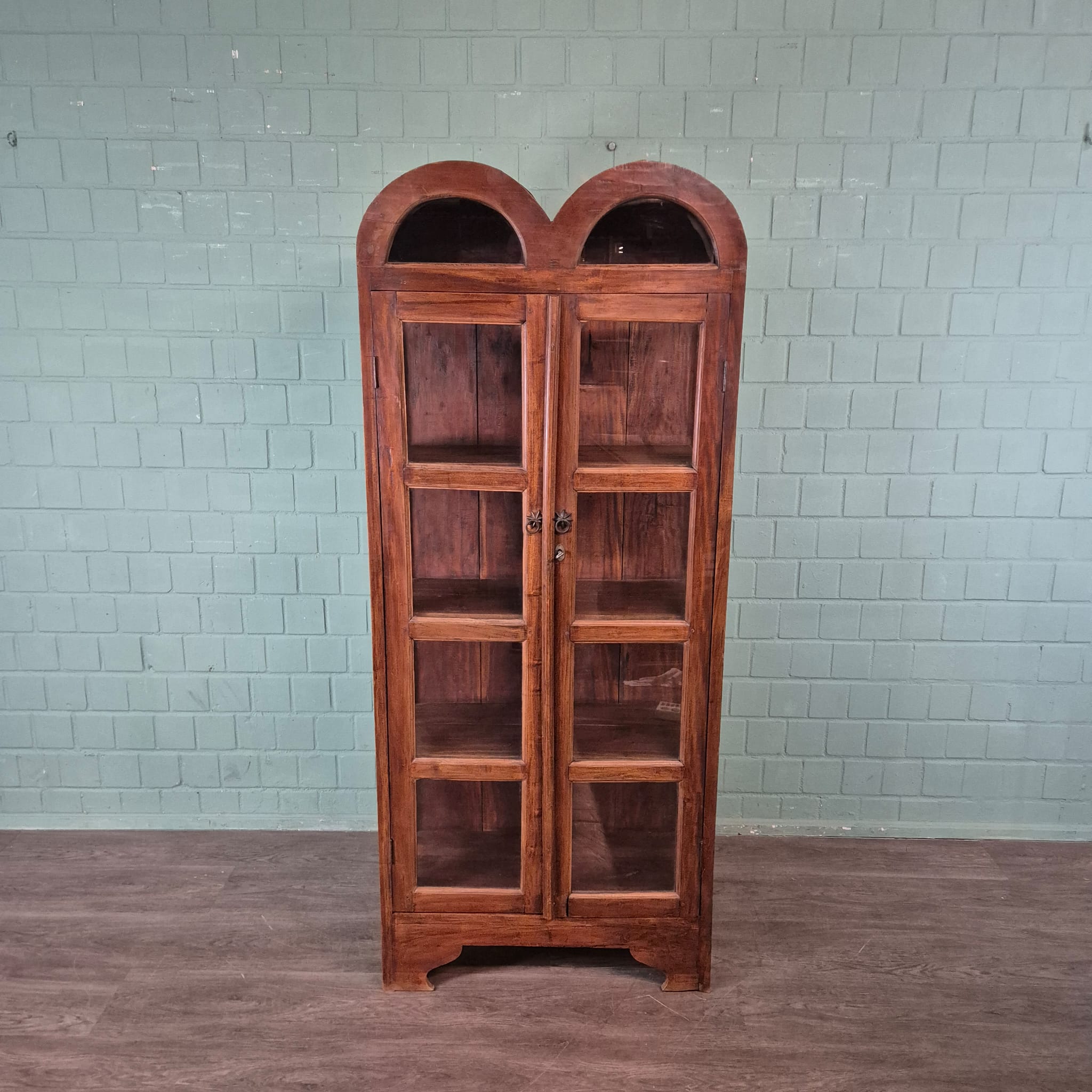 Vitrinekast Teak 0,80 m - Afbeelding 3