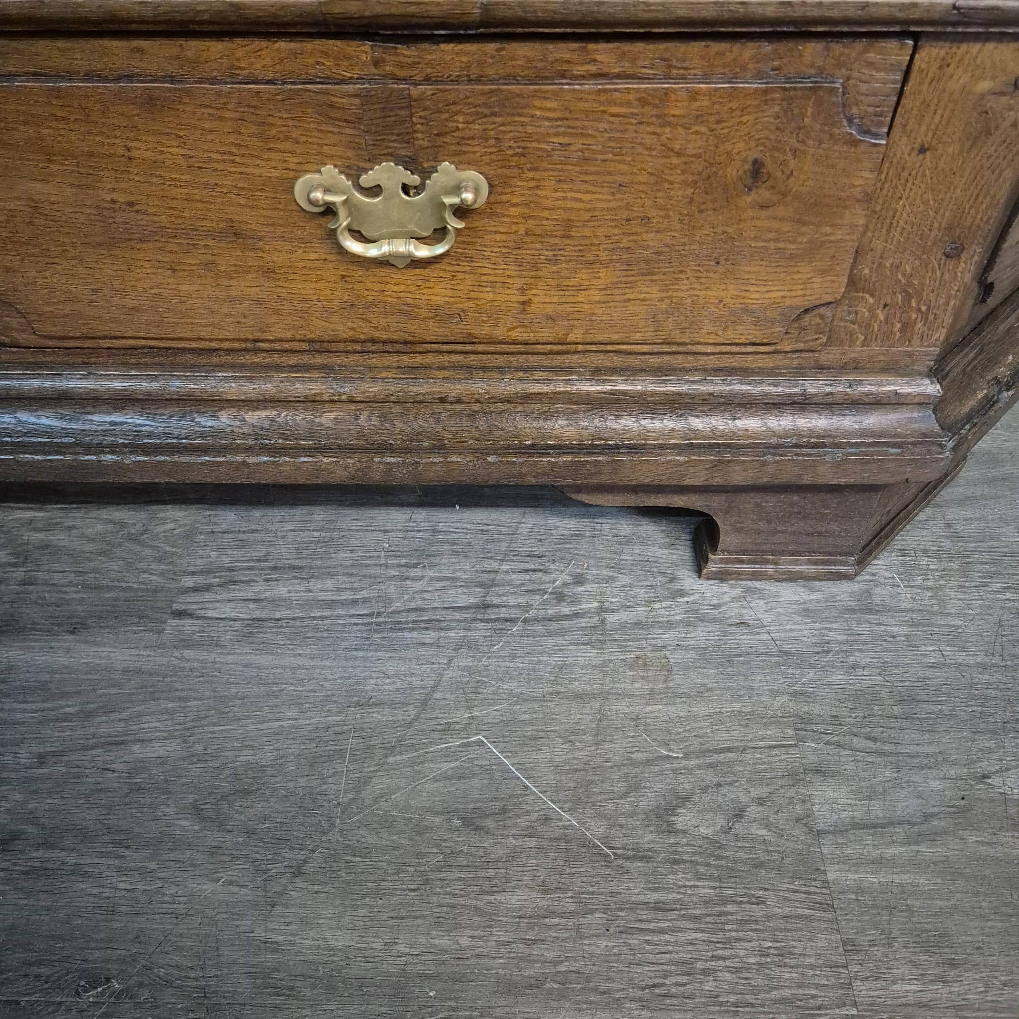 Kast Kledingkast Barok 1760 Eiken - Afbeelding 9