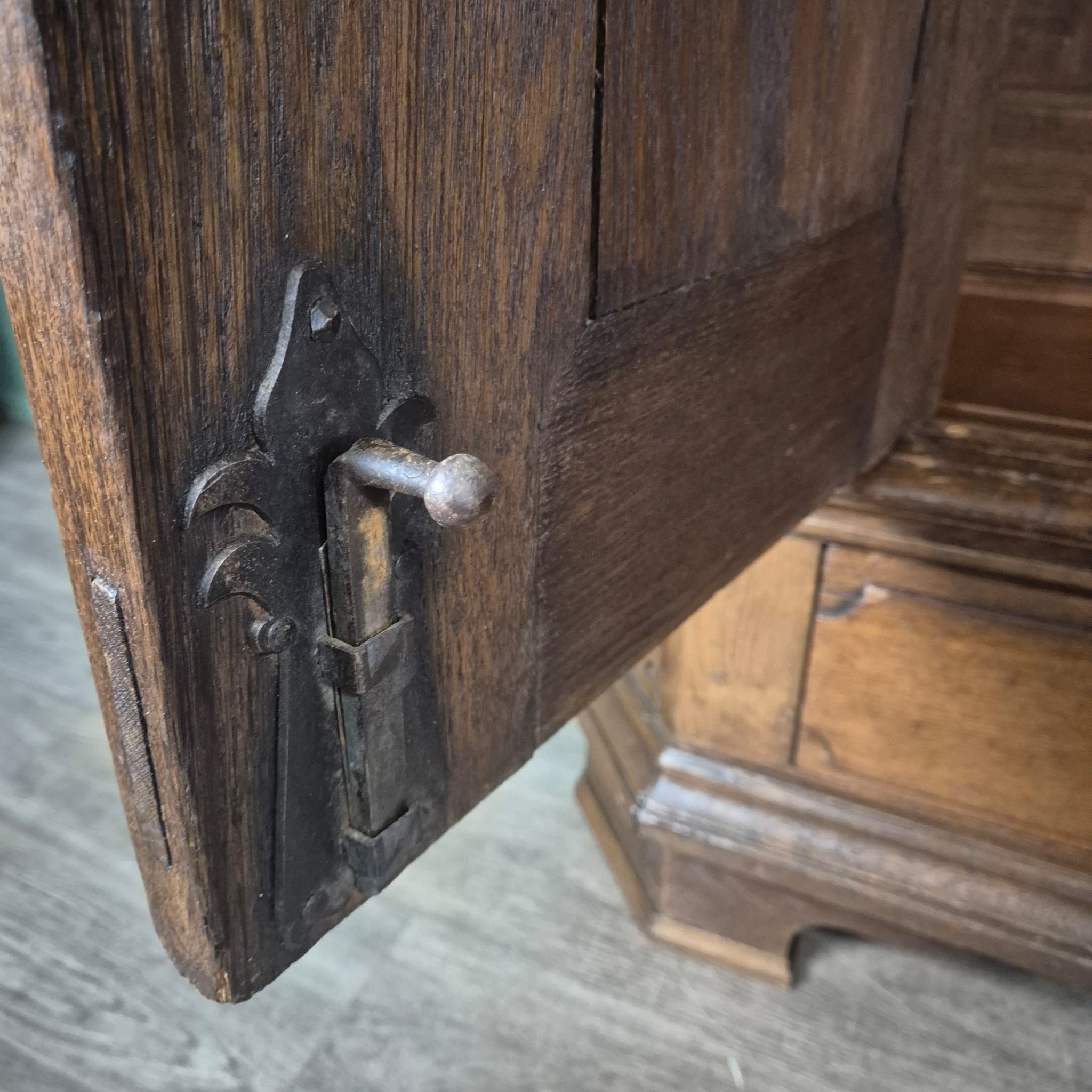 Kast Kledingkast Barok 1760 Eiken - Afbeelding 20