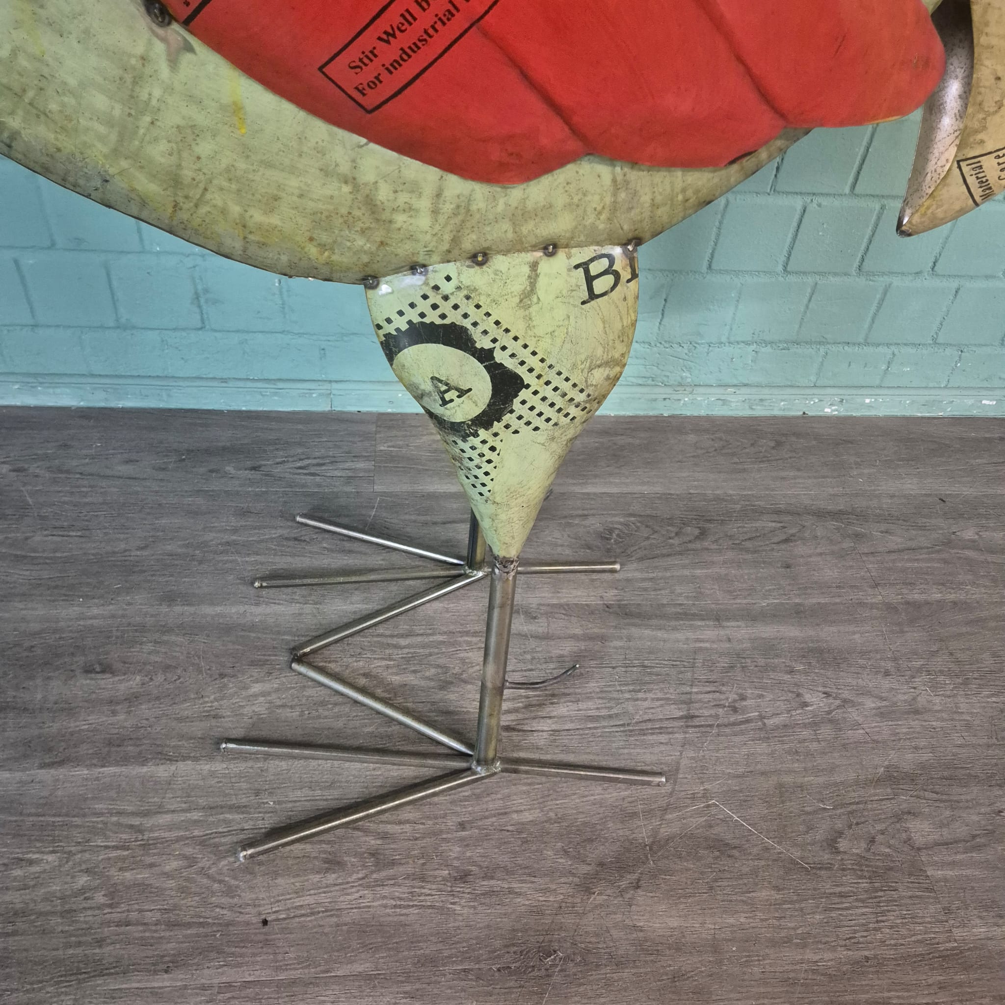 Decoratie Haan Blik 1,83 m - Afbeelding 20