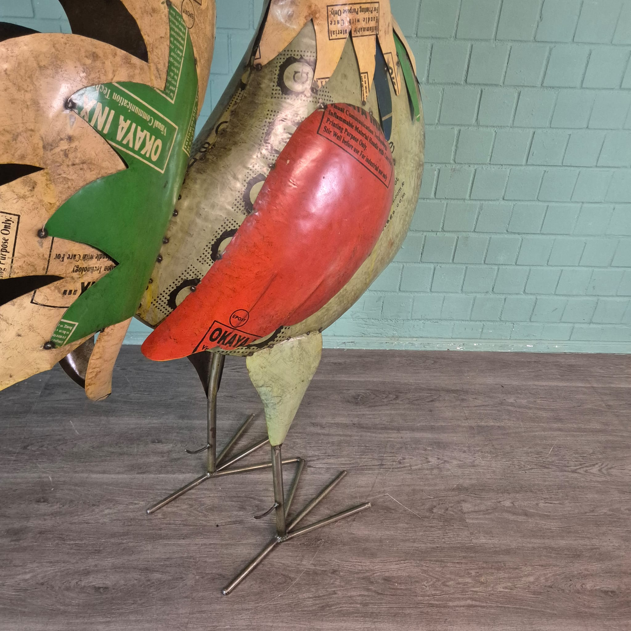 Decoratie Haan Blik 1,83 m - Afbeelding 11